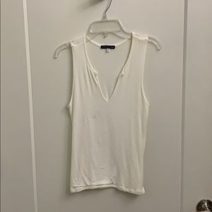 Anthropologie white tank
